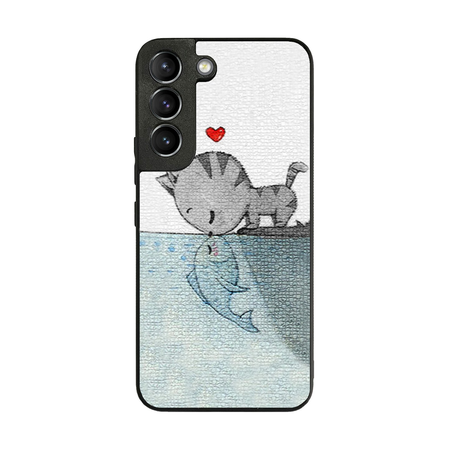 Cat Fish Kisses Galaxy S22 / S22 Plus Case