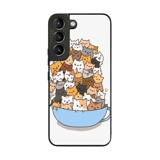 Cats on A Bowl Galaxy S22 / S22 Plus Case