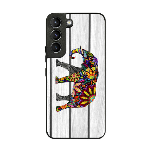 Colorful Elephant Flower Galaxy S22 / S22 Plus Case