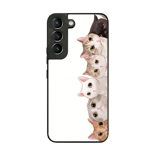 Cute Cats Vertical Galaxy S22 / S22 Plus Case