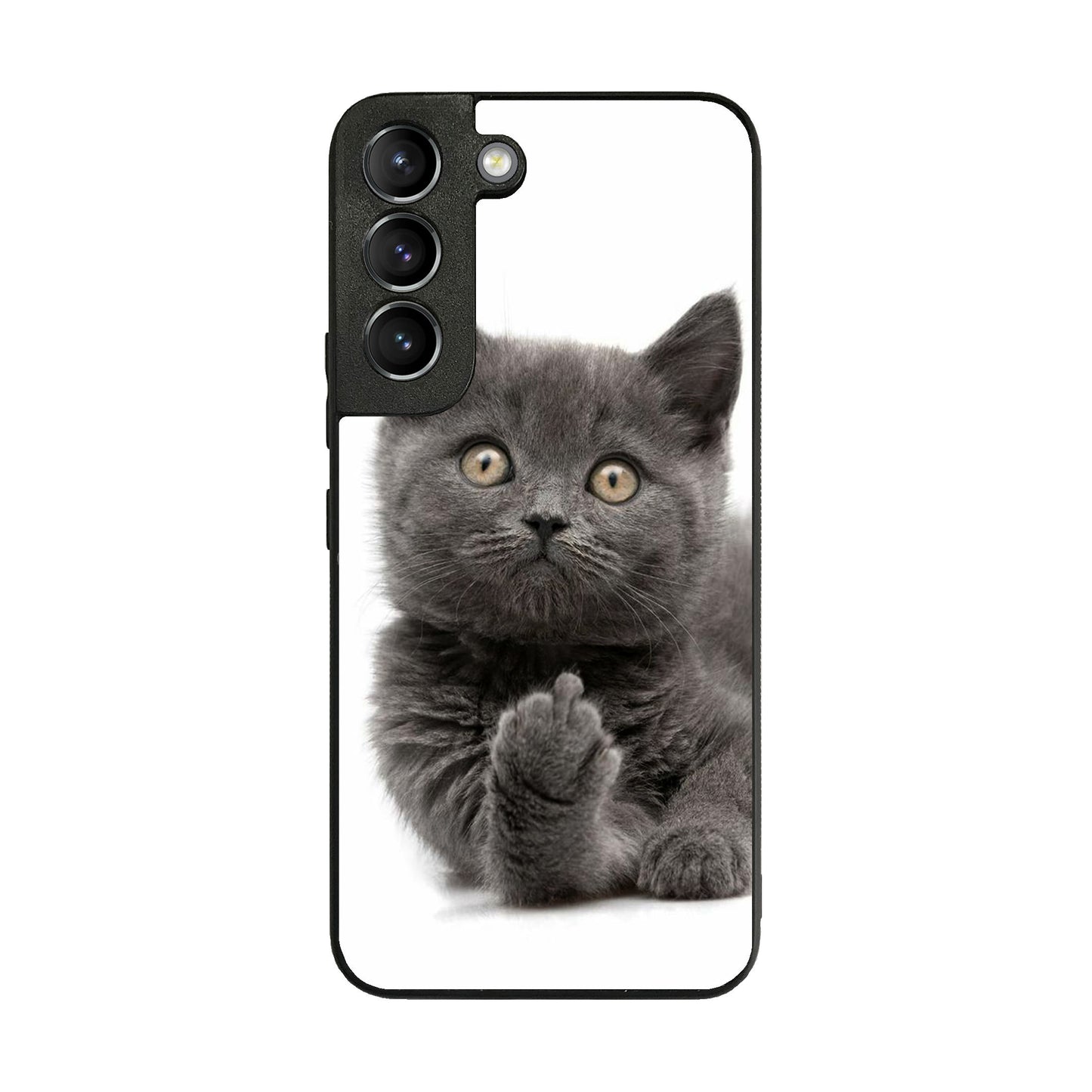 Finger British Shorthair Cat Galaxy S22 / S22 Plus Case