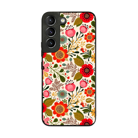 Hello Spring Pattern Galaxy S22 / S22 Plus Case