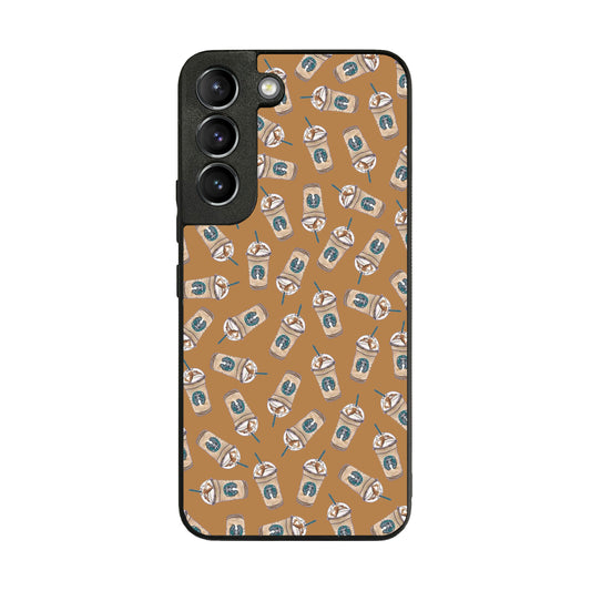Iced Cappuccinos Lover Pattern Galaxy S22 / S22 Plus Case