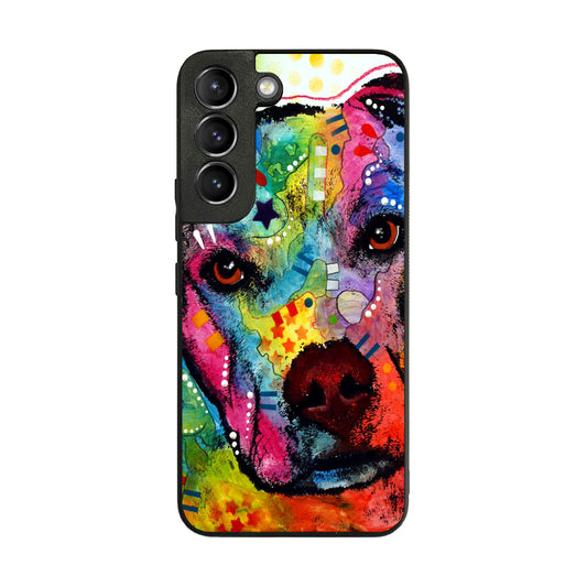 Pitbull Love Painting Galaxy S22 / S22 Plus Case