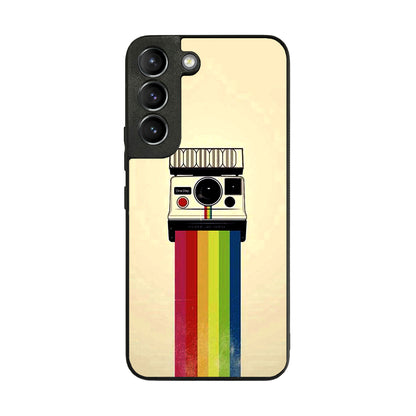 Polaroid Camera Colorful Rainbow Galaxy S22 / S22 Plus Case