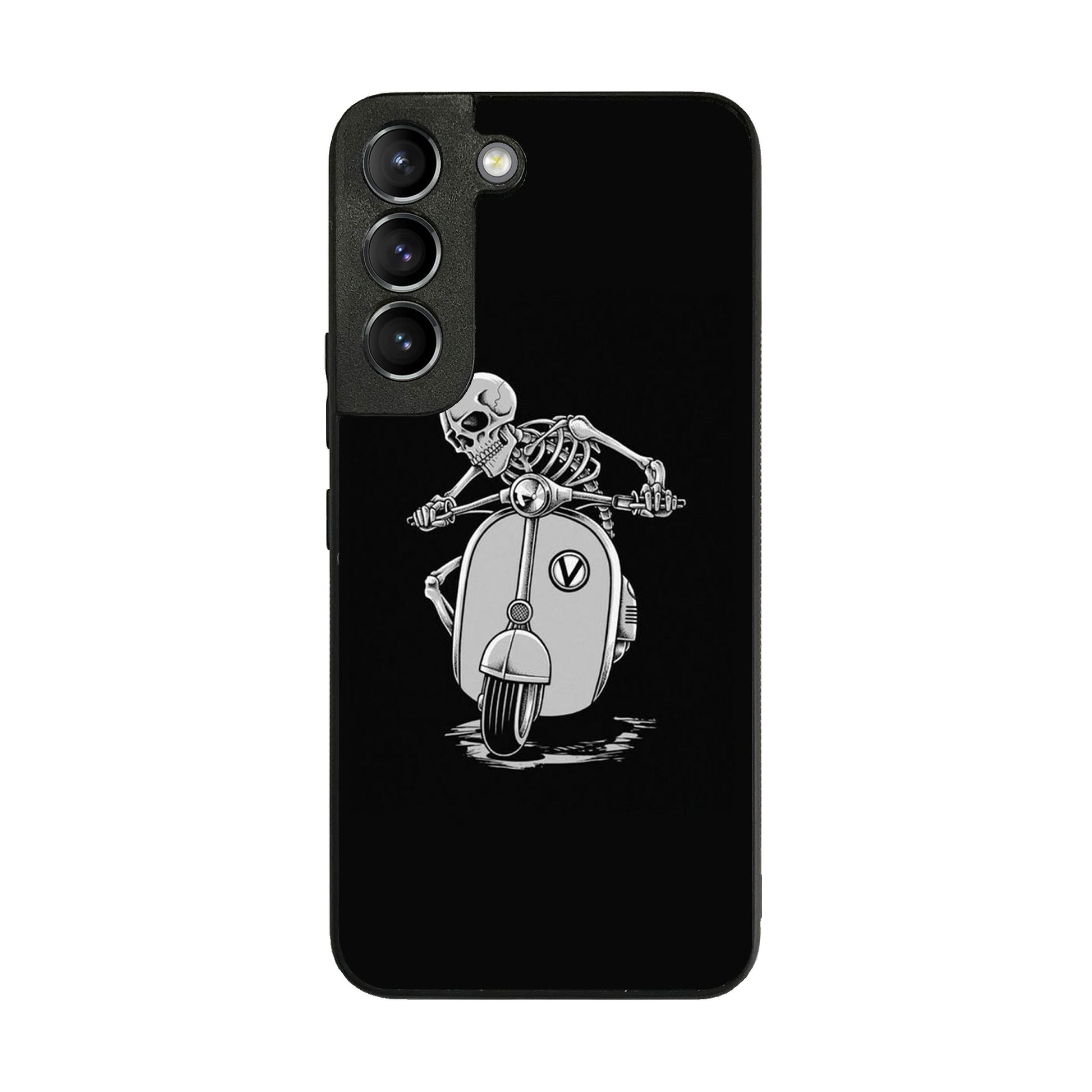 Skeleton Rides Scooter Galaxy S22 / S22 Plus Case