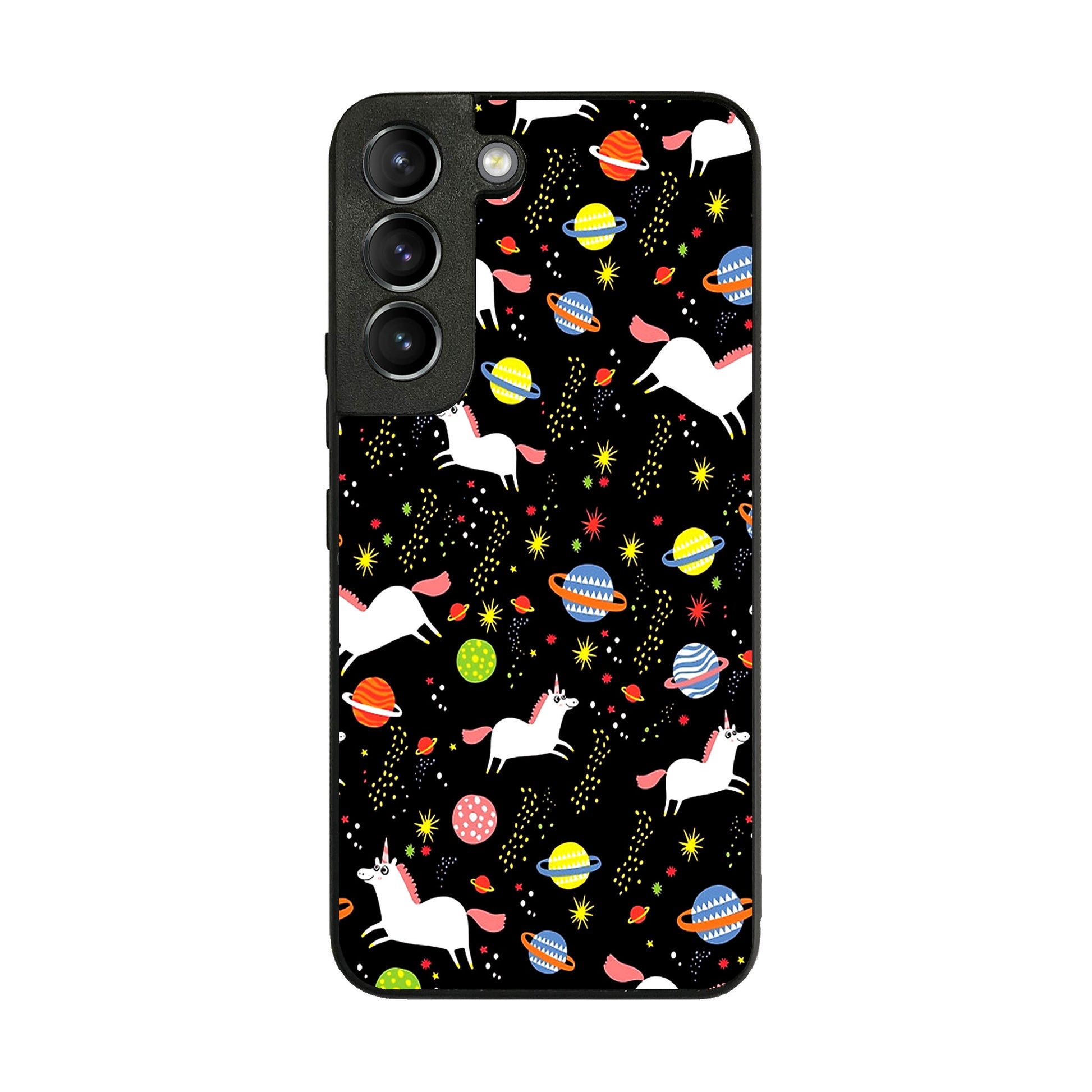 Space Unicorn Pattern Galaxy S22 / S22 Plus Case