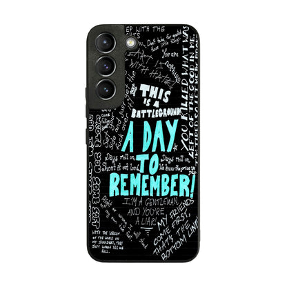 A Day To Remember Quote Galaxy S22 / S22 Plus Case