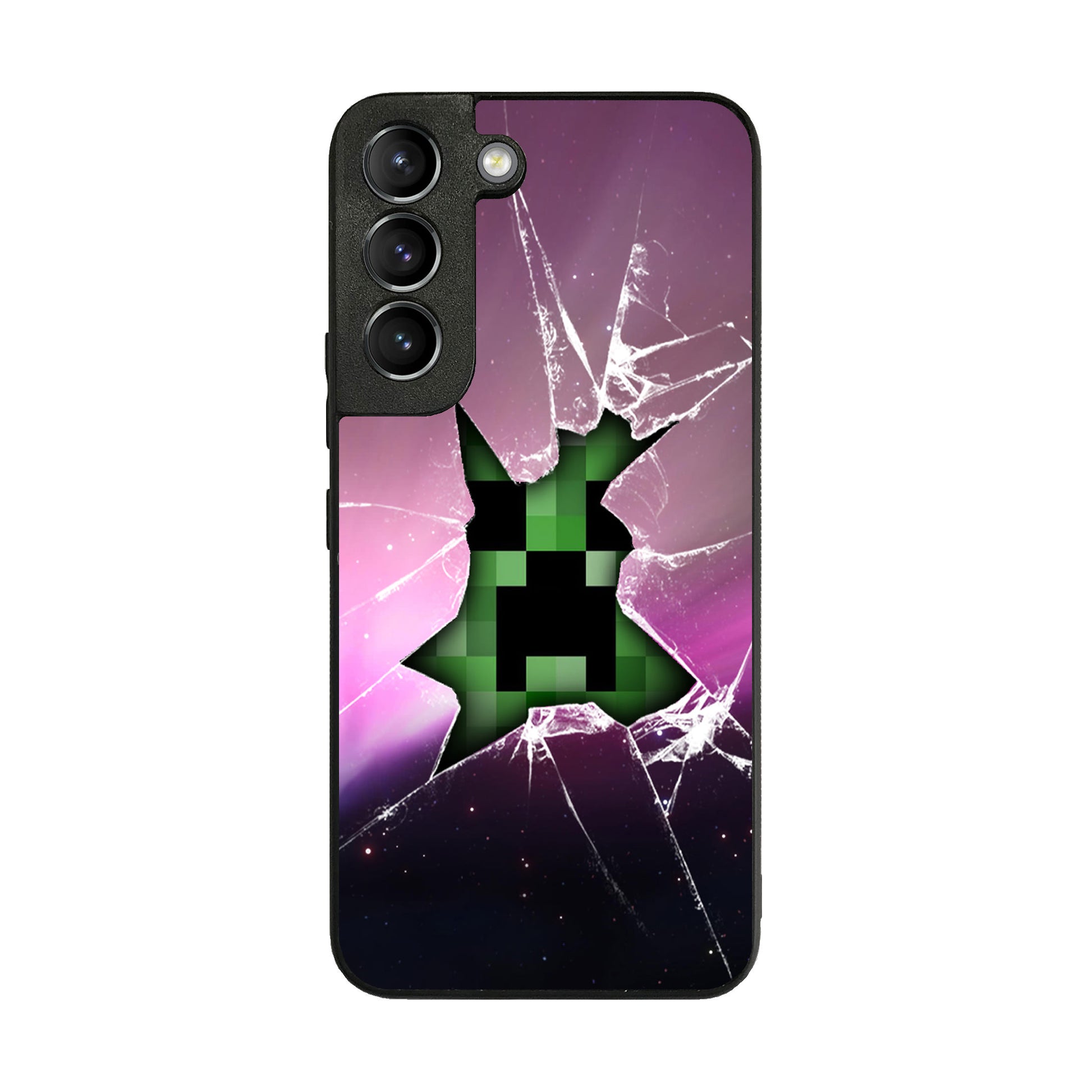 Creeper Glass Broken Violet Galaxy S22 / S22 Plus Case