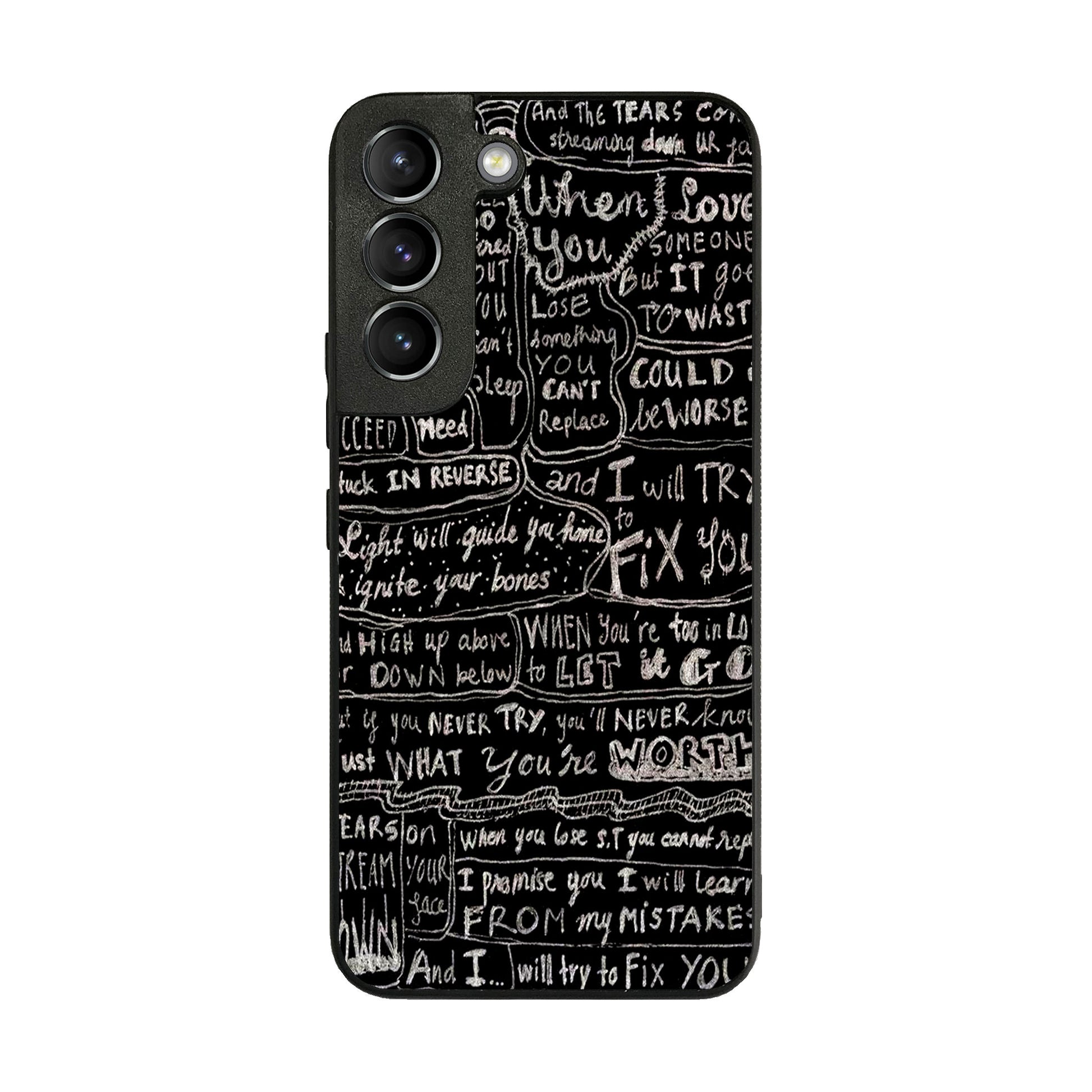 Fix You Lyrics Galaxy S22 / S22 Plus Case