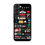 Friends TV Show Quotes Poster Galaxy S22 / S22 Plus Case