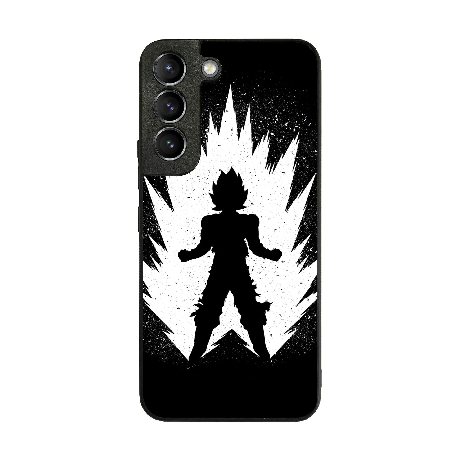 Goku Super Saiyan Black White Galaxy S22 / S22 Plus Case