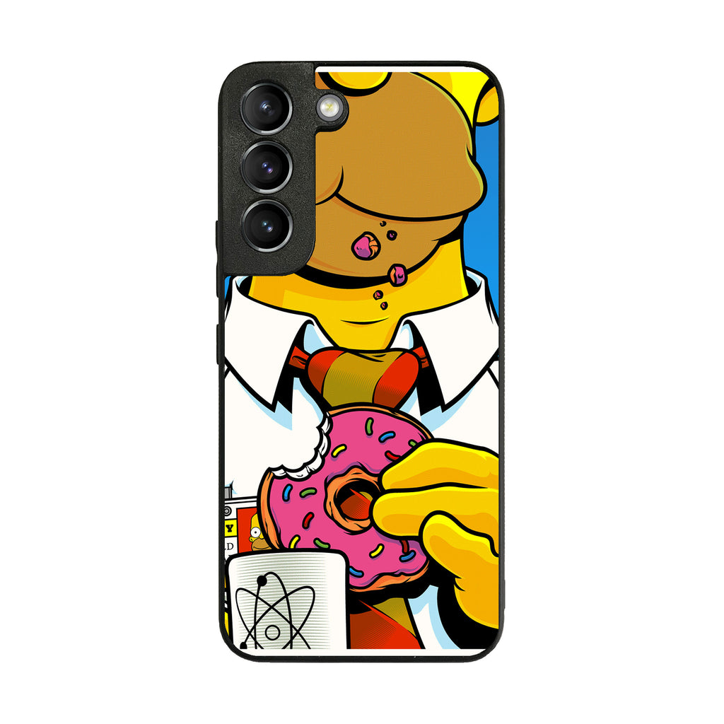 Homer Eats Donut Galaxy S22 / S22 Plus Case