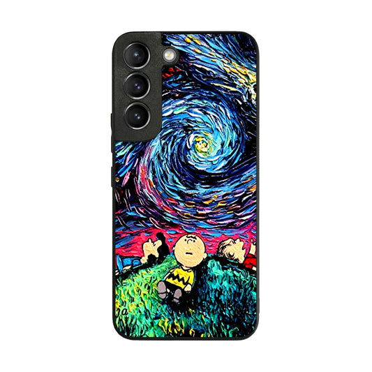 Peanuts At Starry Night Galaxy S22 / S22 Plus Case