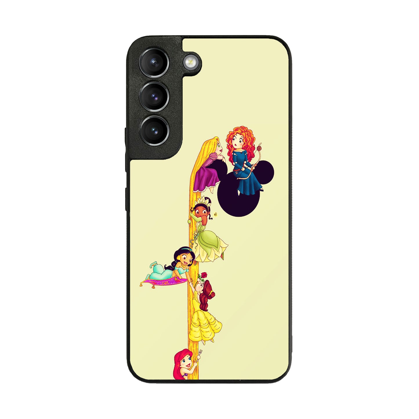 Princesses Climbing Rapunzel's Hair Galaxy S22 / S22 Plus Case