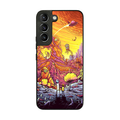 Rick And Morty Alien Planet Galaxy S22 / S22 Plus Case