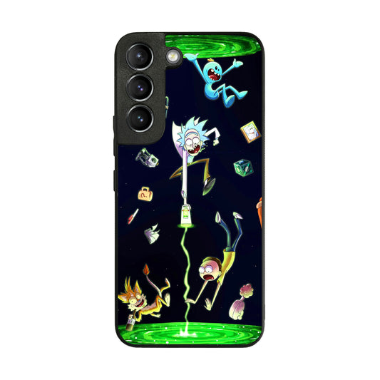 Rick And Morty Portal Fall Galaxy S22 / S22 Plus Case