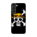 Straw Hat Pirate Logo Paint Galaxy S22 / S22 Plus Case