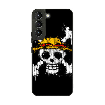 Straw Hat Pirate Logo Paint Galaxy S22 / S22 Plus Case