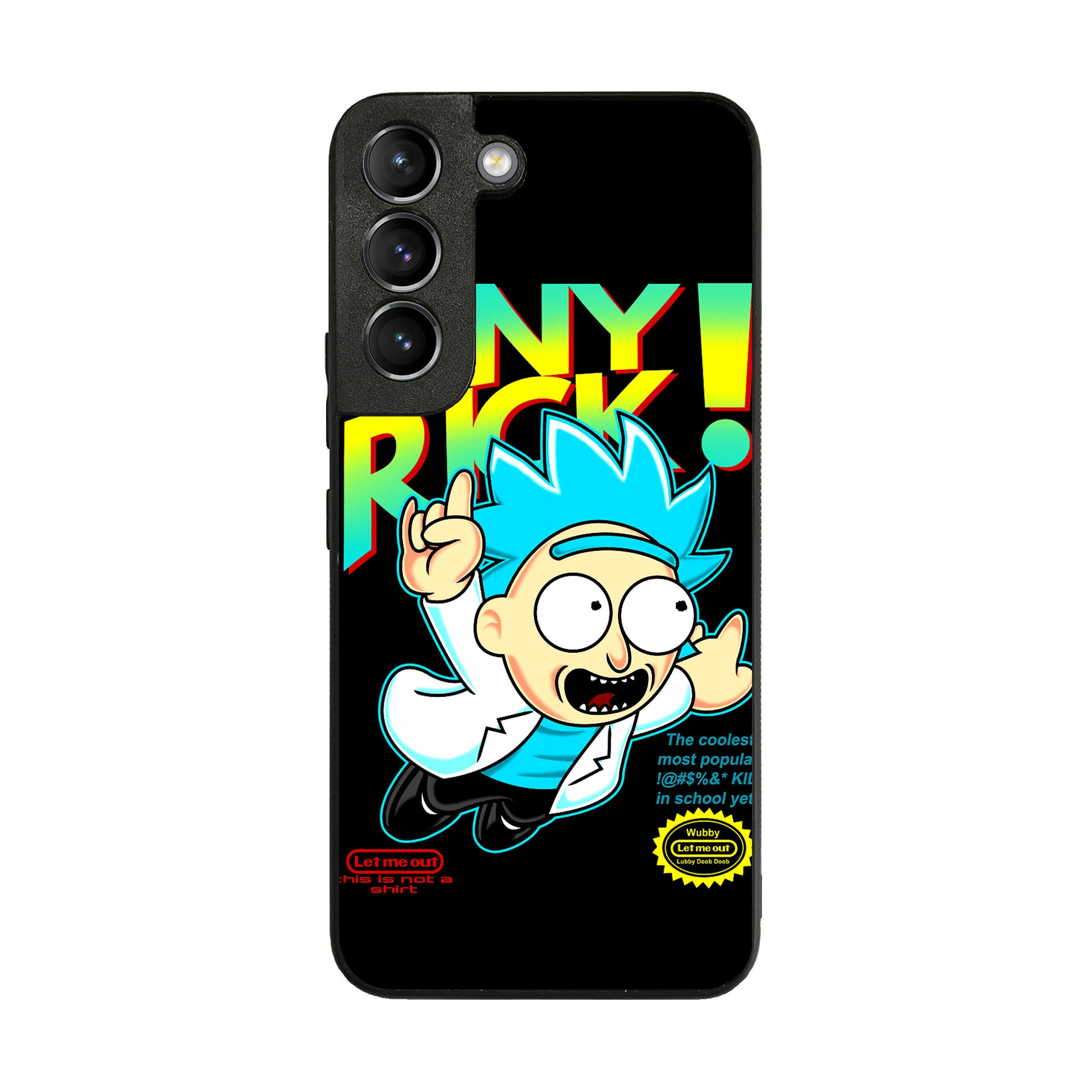 Tiny Rick Let Me Out Galaxy S22 / S22 Plus Case