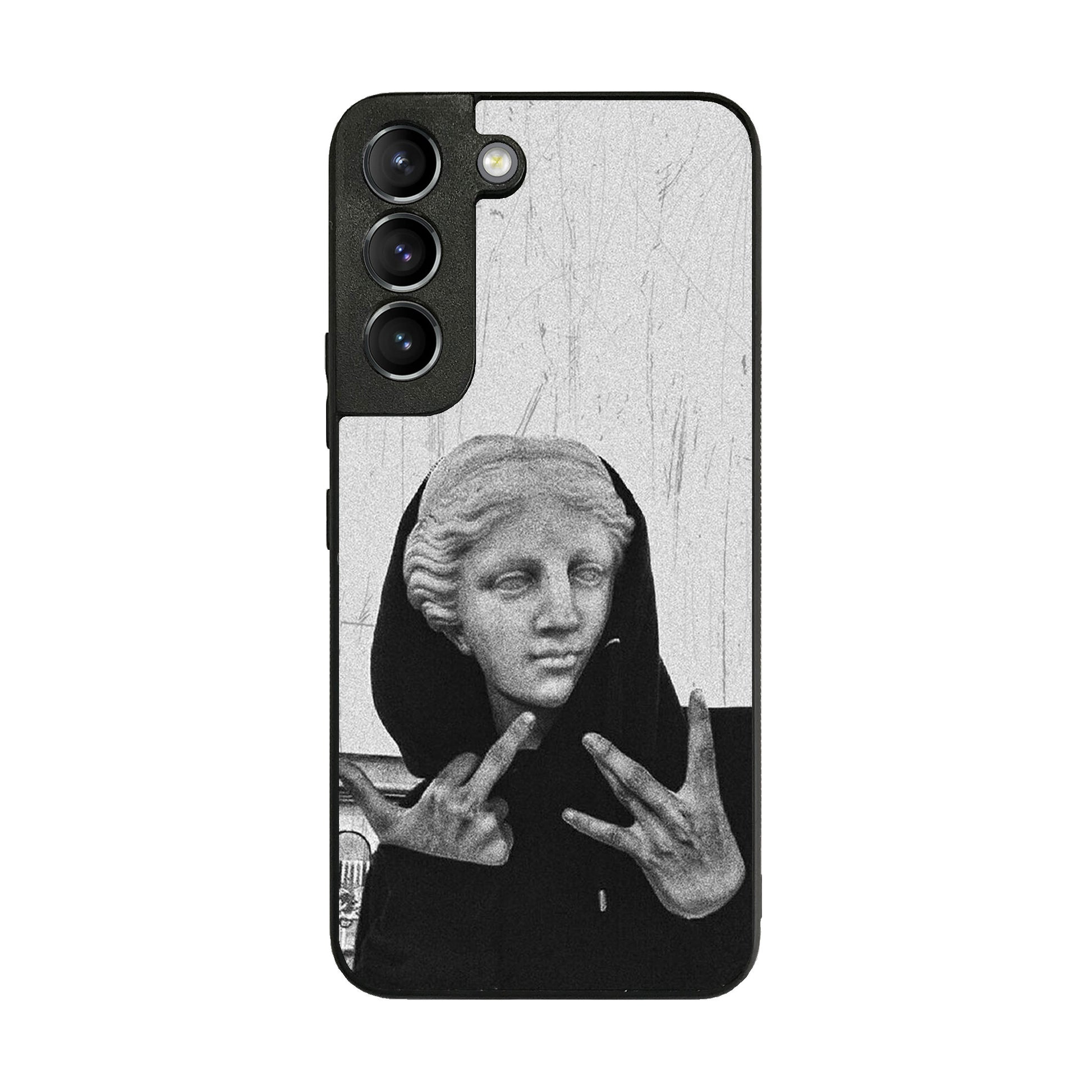 Greek Statue Wearing Hoodie Galaxy S22 / S22 Plus Case