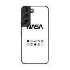 NASA Minimalist White Galaxy S22 / S22 Plus Case