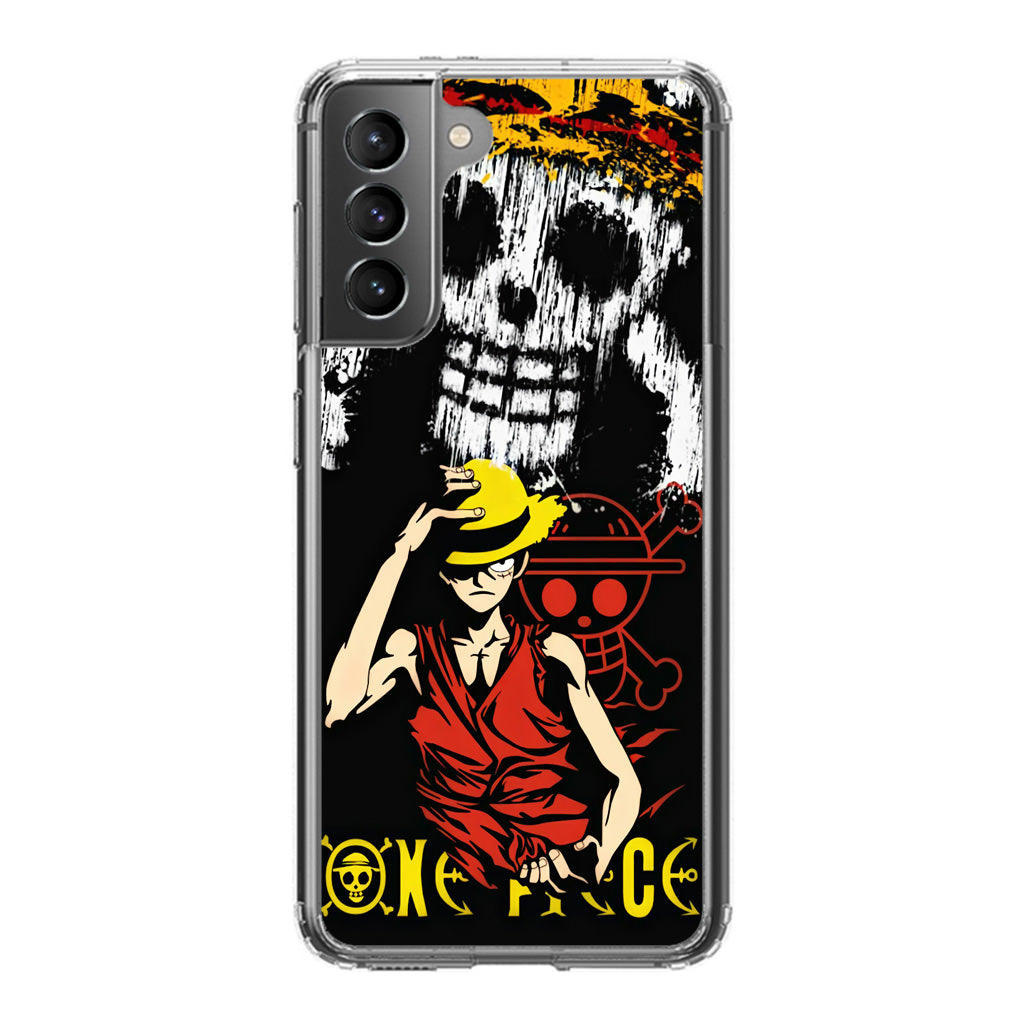 Monkey D Luffy Paint Art Galaxy S22 / S22 Plus Case