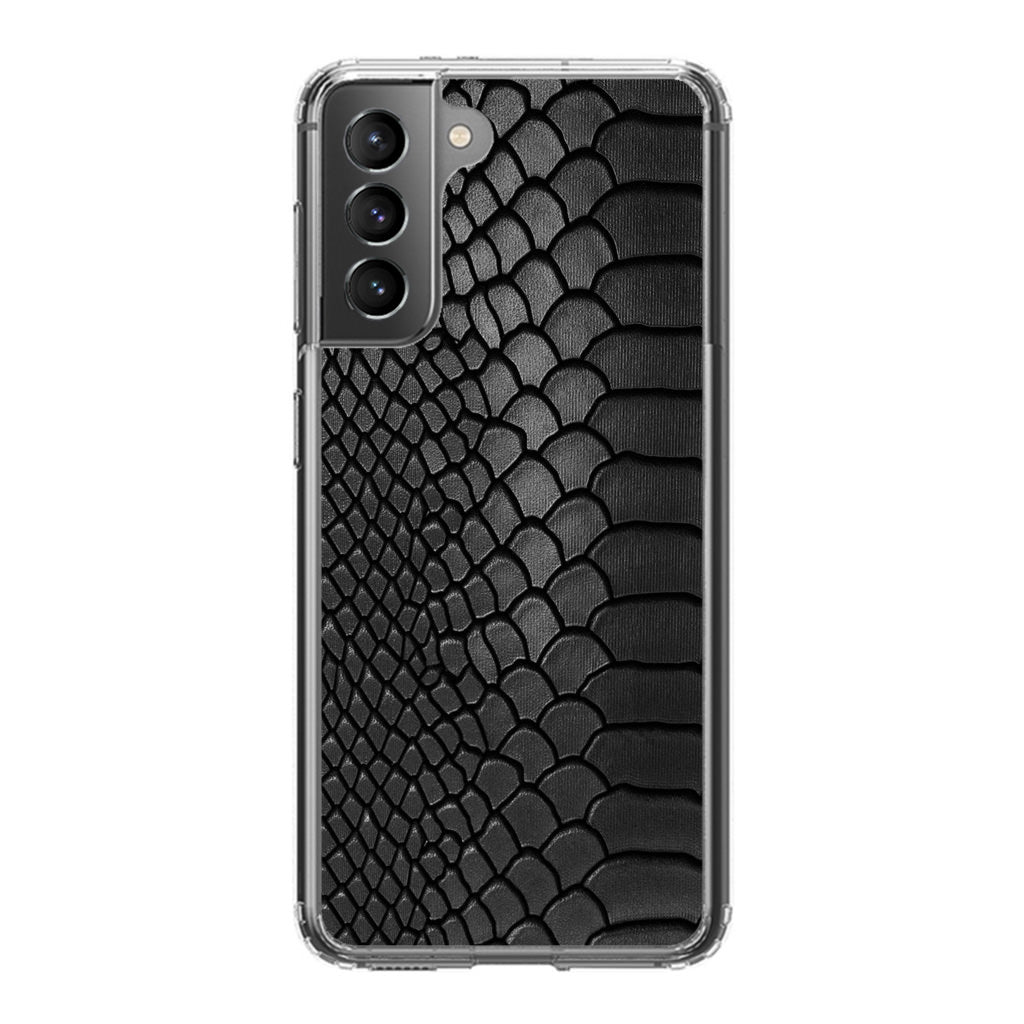 Black Snake Skin Texture Galaxy S22 / S22 Plus Case