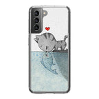 Cat Fish Kisses Galaxy S22 / S22 Plus Case
