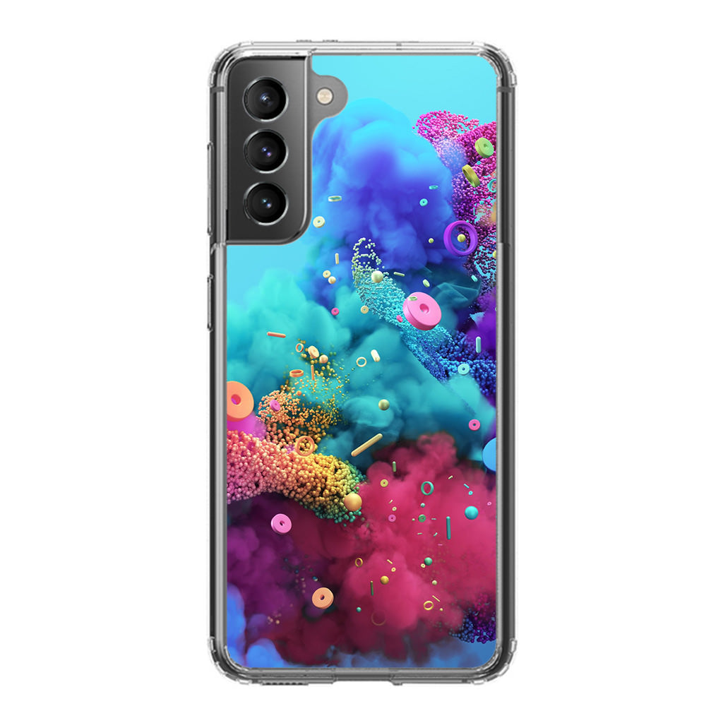 Colorful Smoke Boom Galaxy S22 / S22 Plus Case