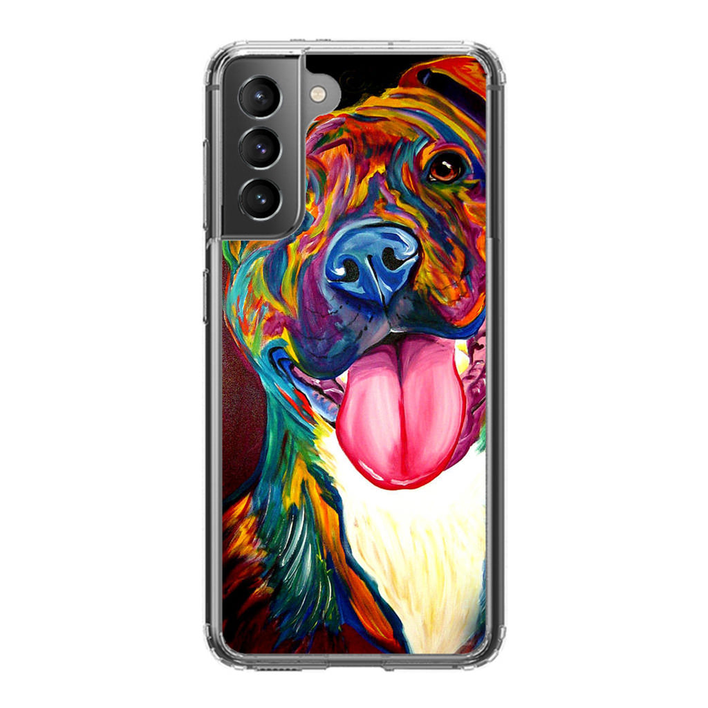 Pitbull Painting Art Galaxy S22 / S22 Plus Case