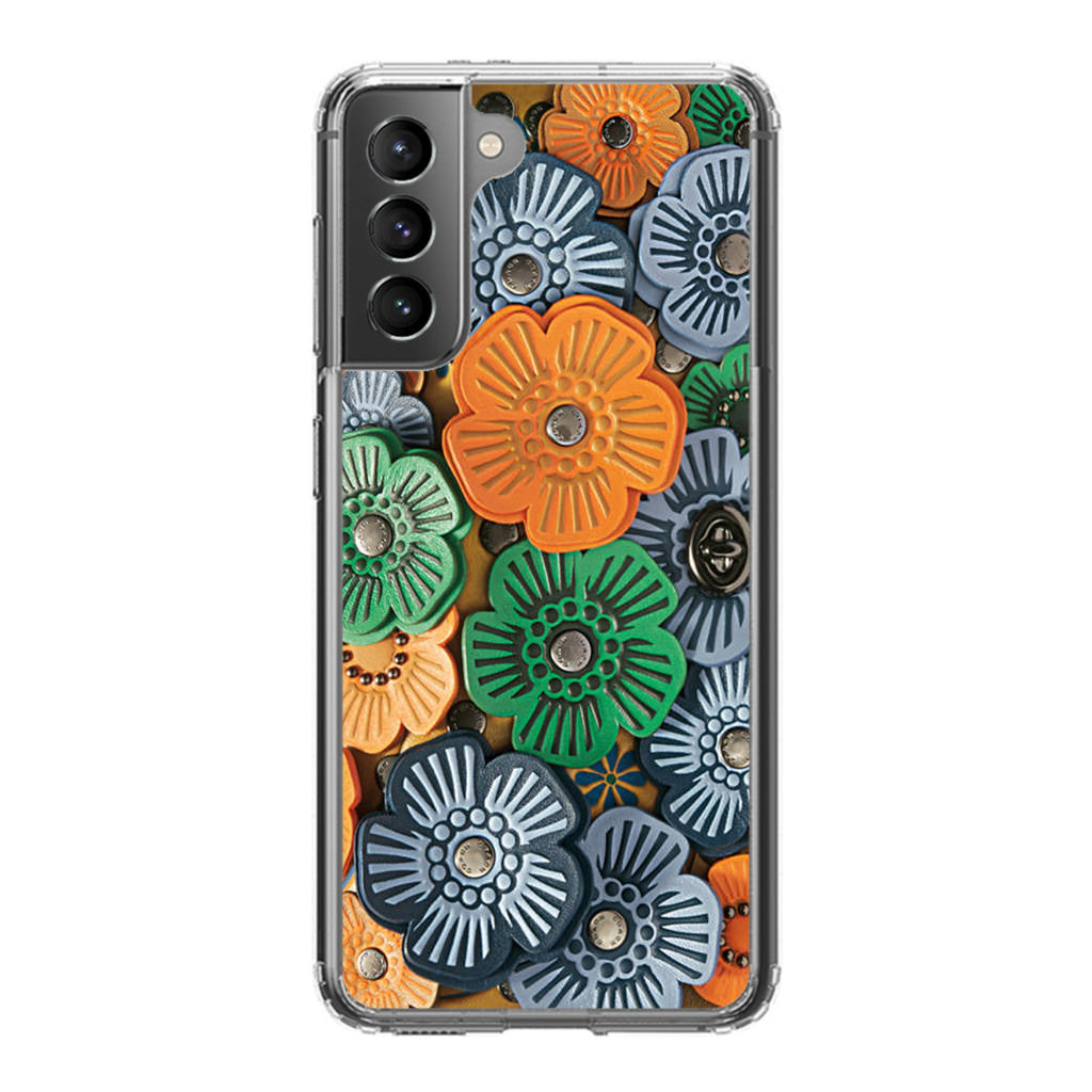 Tea Rose Applique Galaxy S22 / S22 Plus Case