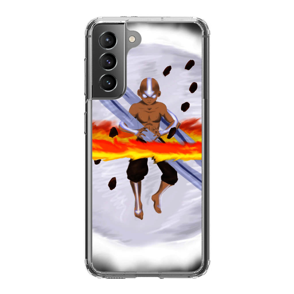 Avatar Aang Controls Four Elements Galaxy S22 / S22 Plus Case