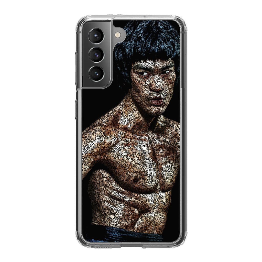 Bruce Lee Typograph Galaxy S22 / S22 Plus Case