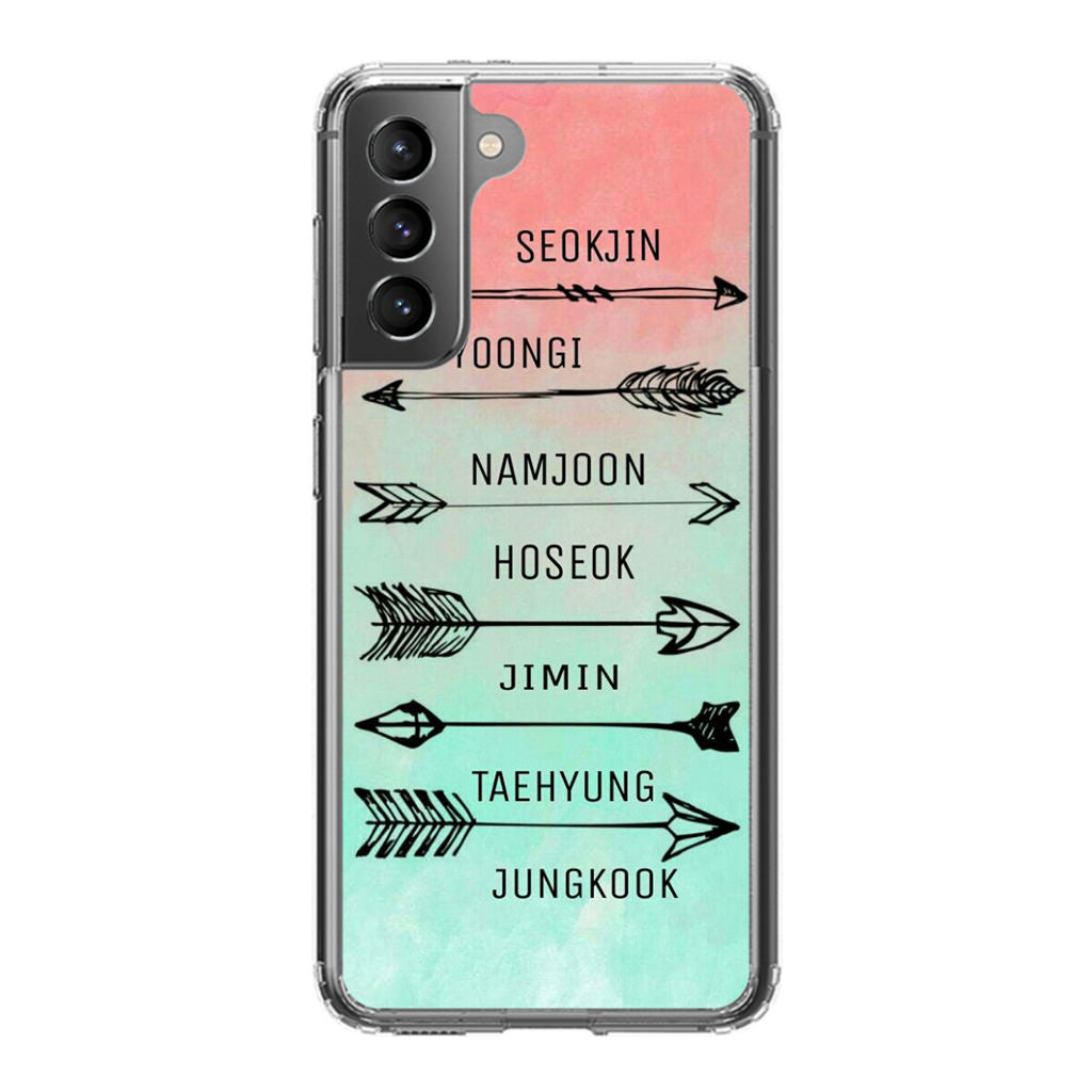 BTS Members Name Galaxy S22 / S22 Plus Case