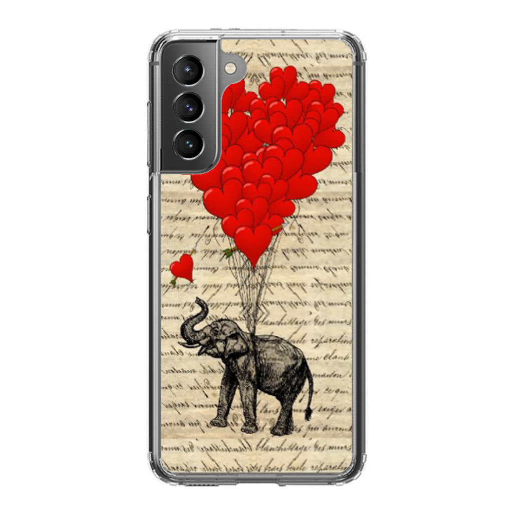 Elephant And Heart Galaxy S22 / S22 Plus Case