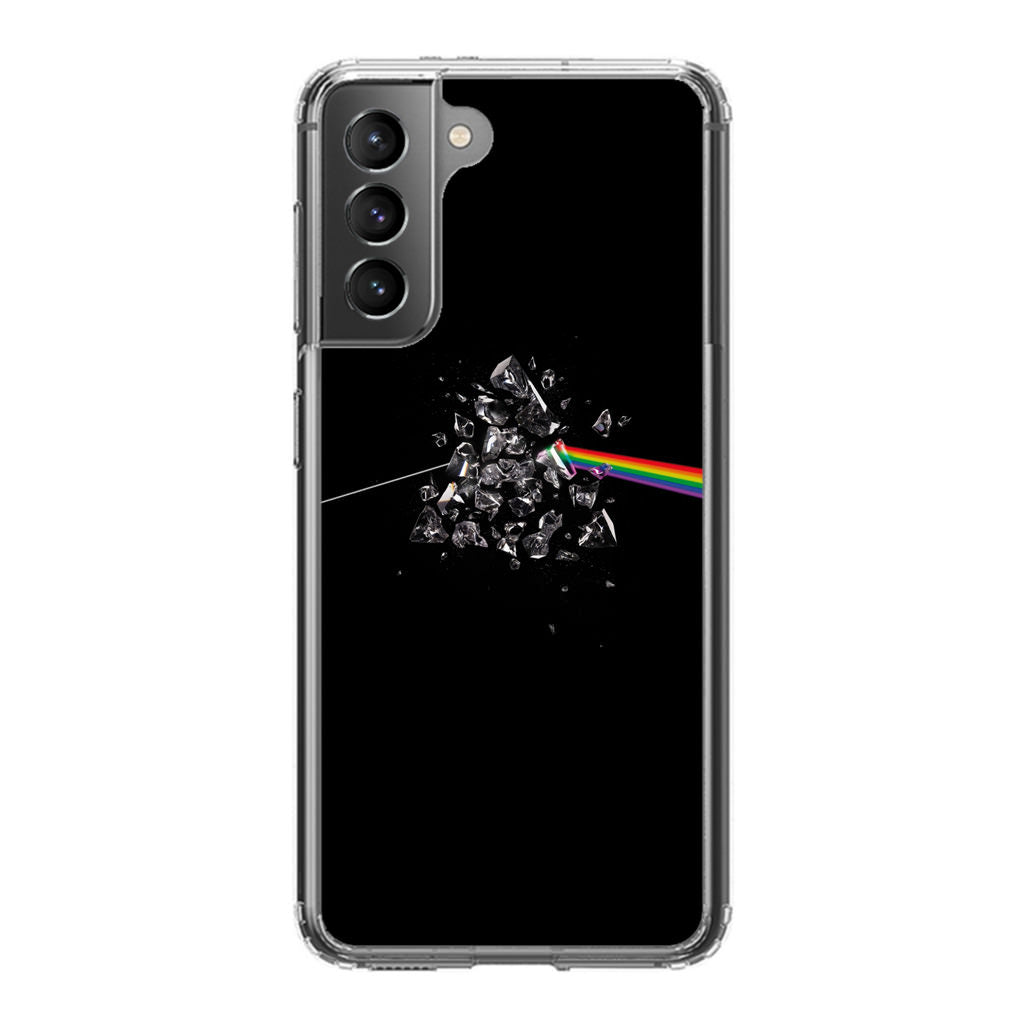 Glass Broken Light Refraction Galaxy S22 / S22 Plus Case