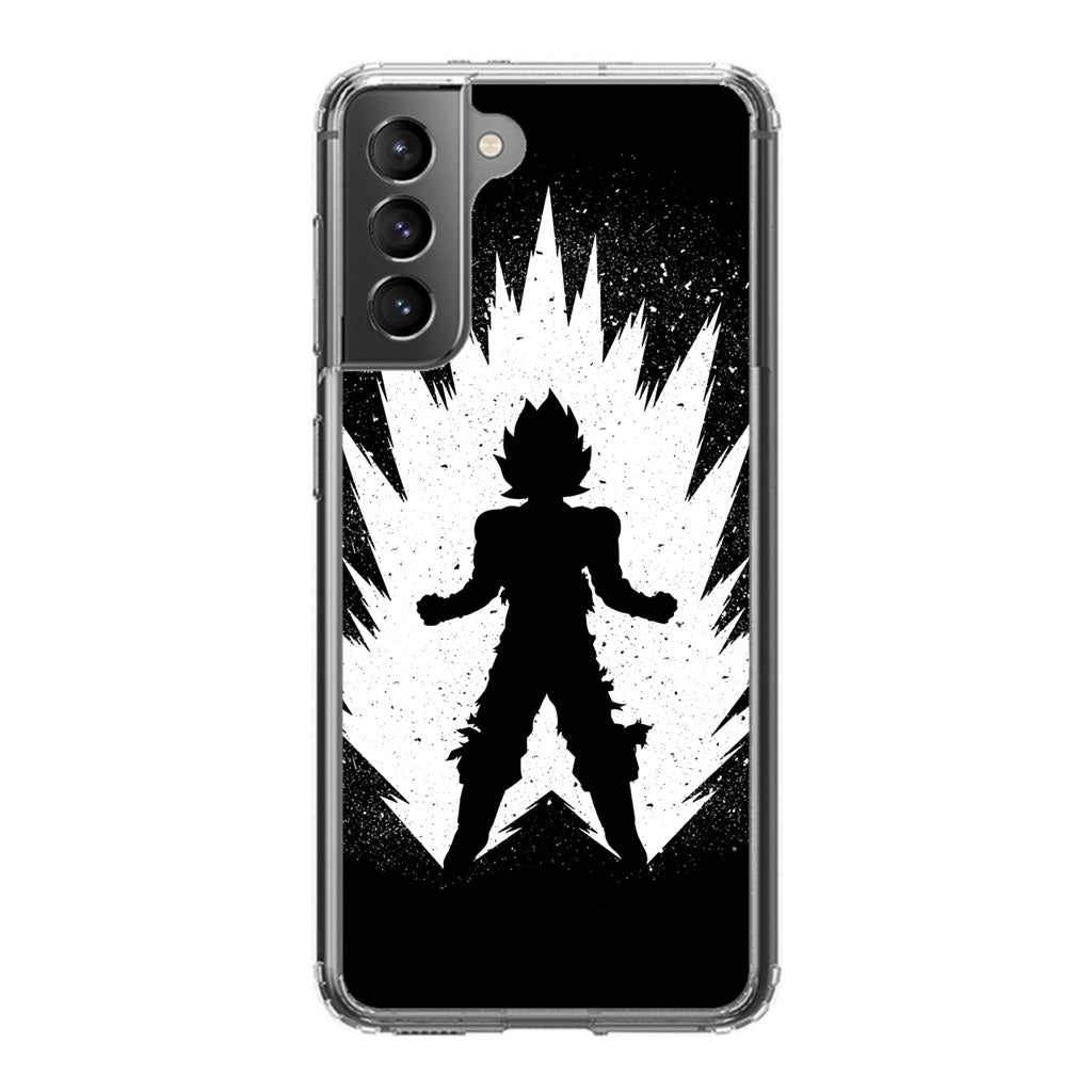 Goku Super Saiyan Black White Galaxy S22 / S22 Plus Case