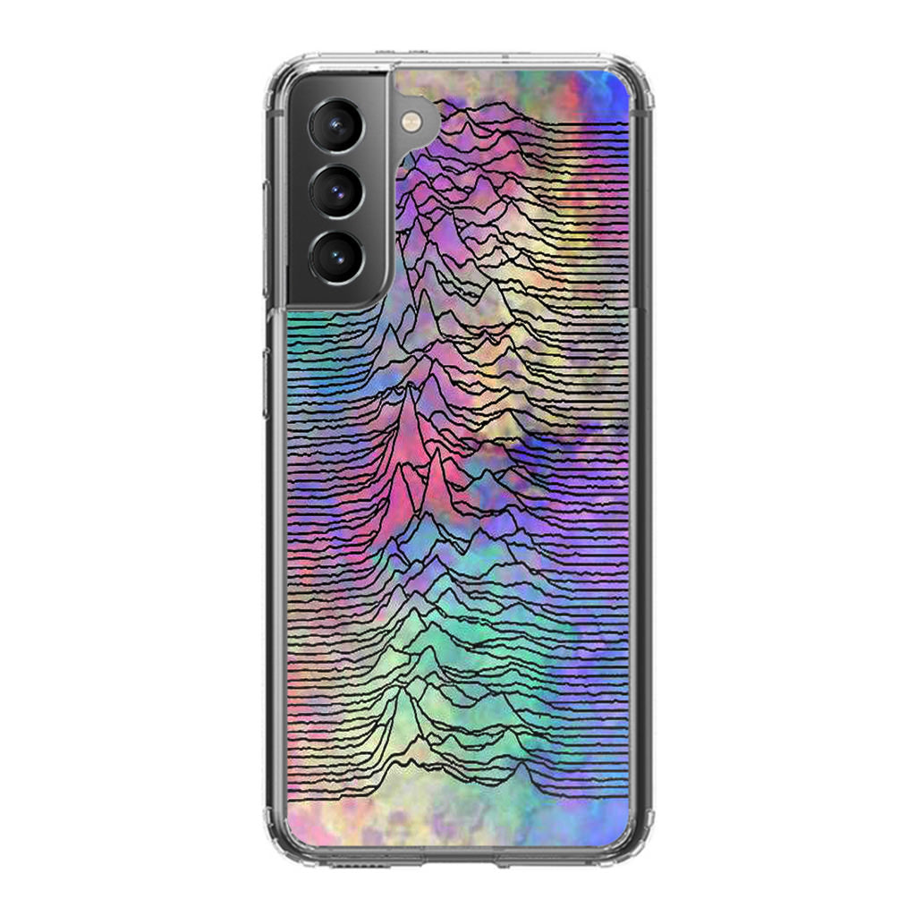 Joy Division Unknown Pleasures Colorful Galaxy S22 / S22 Plus Case