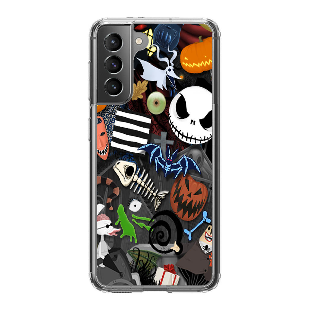 Nightmare Before Chrismast Collage Galaxy S22 / S22 Plus Case