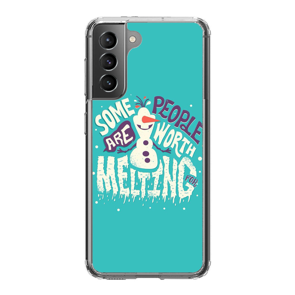 Olaf Frozen Is Melting Galaxy S22 / S22 Plus Case