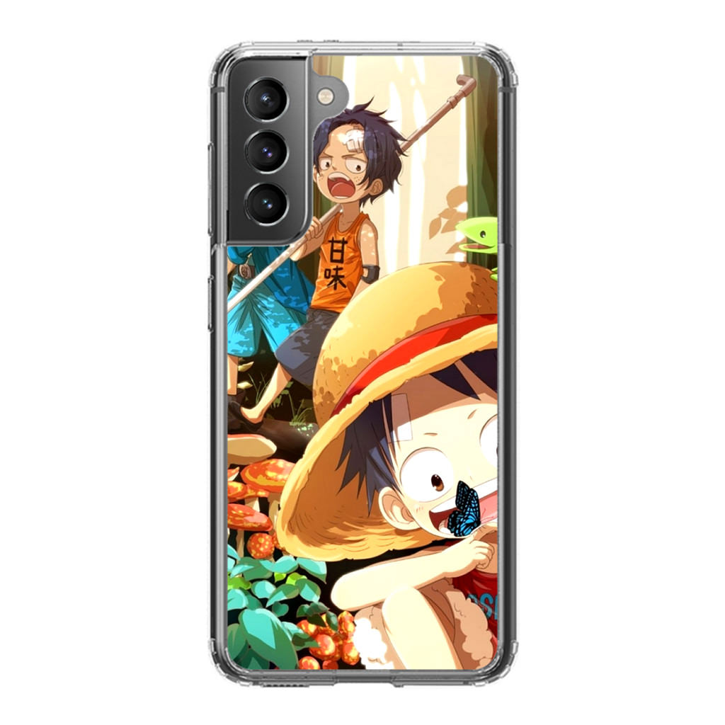 One Piece Little Sabo Ace Luffy Cute Galaxy S22 / S22 Plus Case