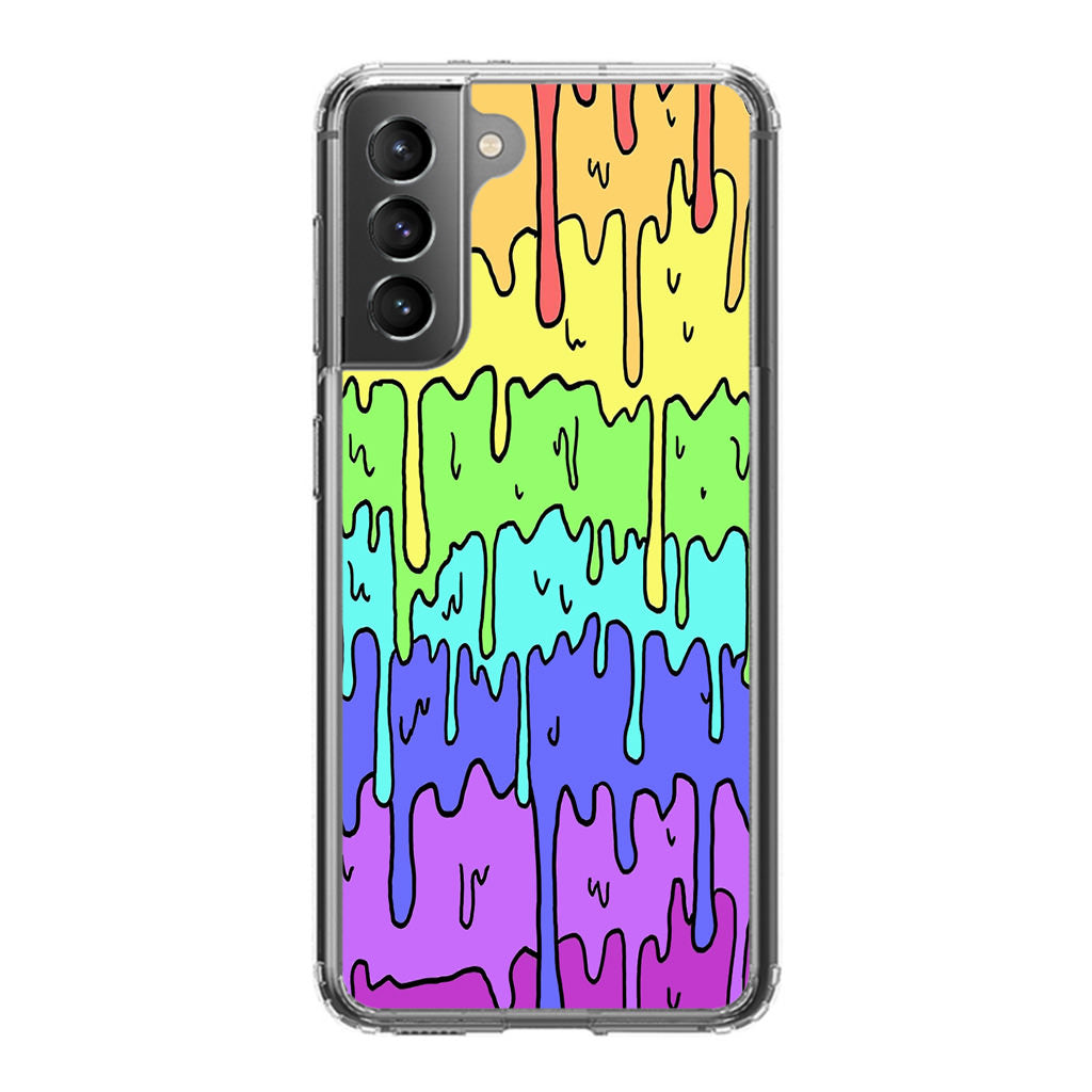 Pastel Kawaii Melting Rainbow Galaxy S22 / S22 Plus Case