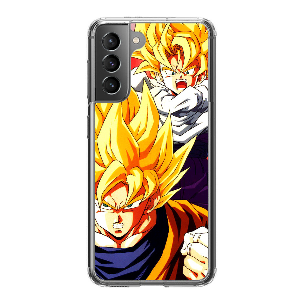 Super Saiyan Goku And Gohan Galaxy S22 / S22 Plus Case