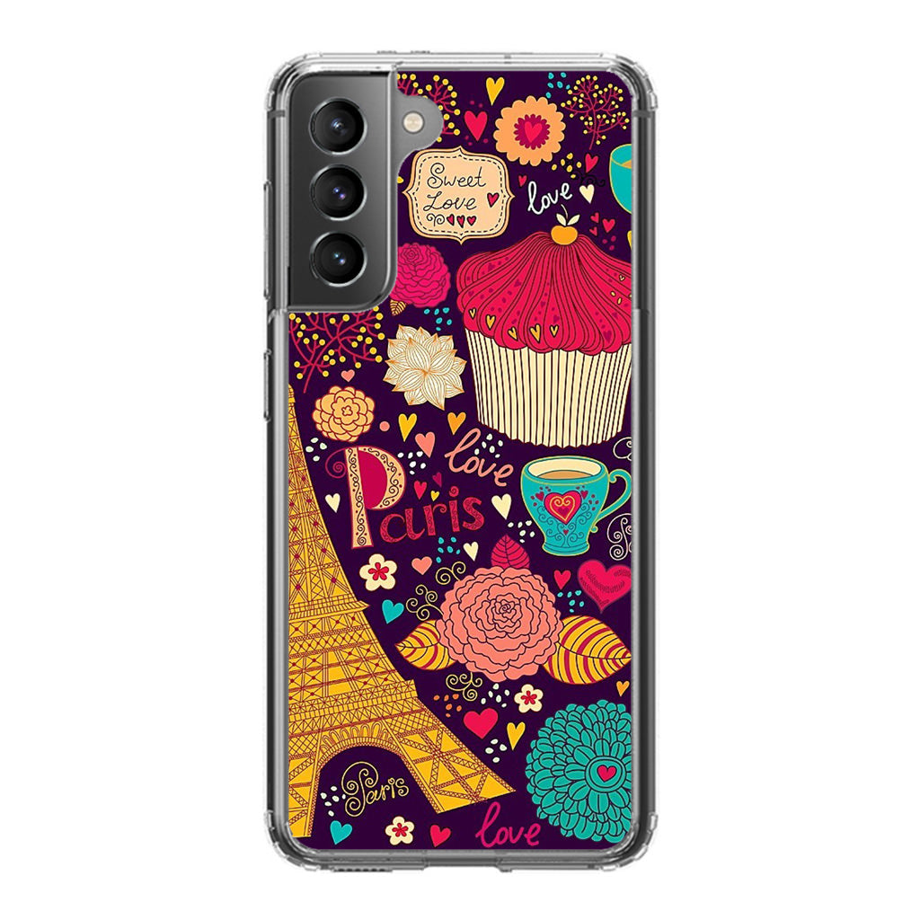 Vintage Love In Paris Galaxy S22 / S22 Plus Case