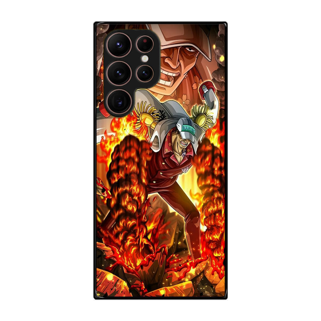 Akainu Exploding Volcano Galaxy S22 Ultra 5G Case