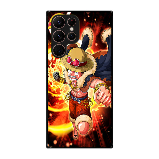 Luffy Red Hawk Punch Galaxy S22 Ultra 5G Case