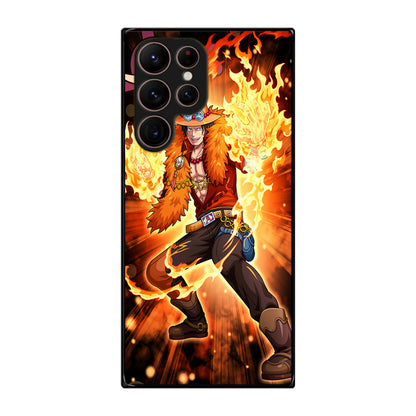 Portgas D Ace Fire Power Galaxy S22 Ultra 5G Case