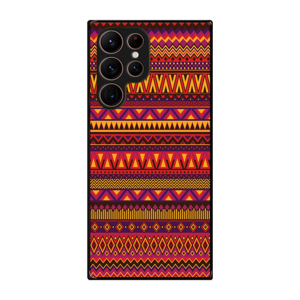 African Aztec Pattern Galaxy S22 Ultra 5G Case