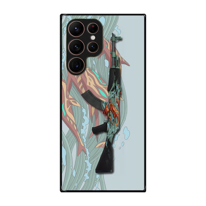 AK-47 Aquamarine Revenge Galaxy S22 Ultra 5G Case